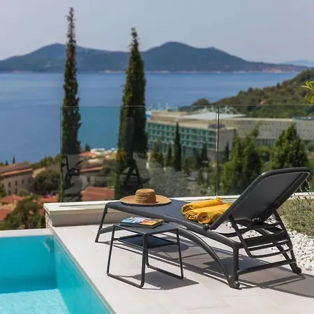Brand New Contemporary With Infinity Pool * Zaton (Dubrovnik-Neretva)